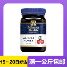 【极速】Manuka Health 蜜纽康 MGO115+麦卢卡蜂蜜 500克（等于UMF6+）【同仓满1公斤包邮】